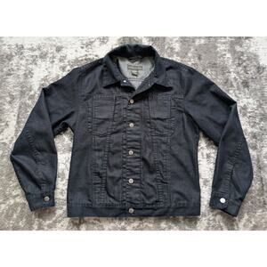 Vintage Y2K Banana Republic Denim Trucker Jacket, Dark Wash - Small